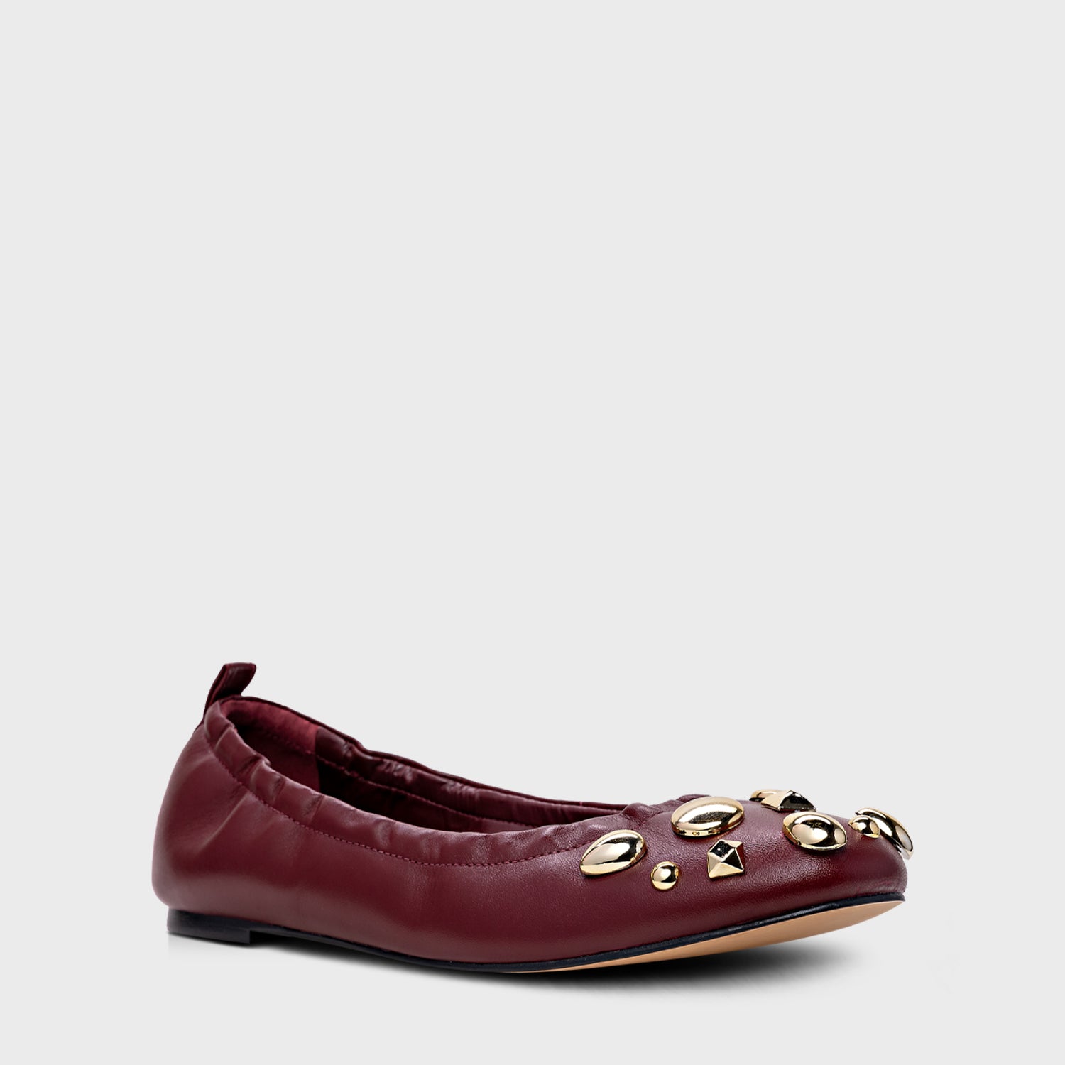 Embellished Elastic Ballet Flat