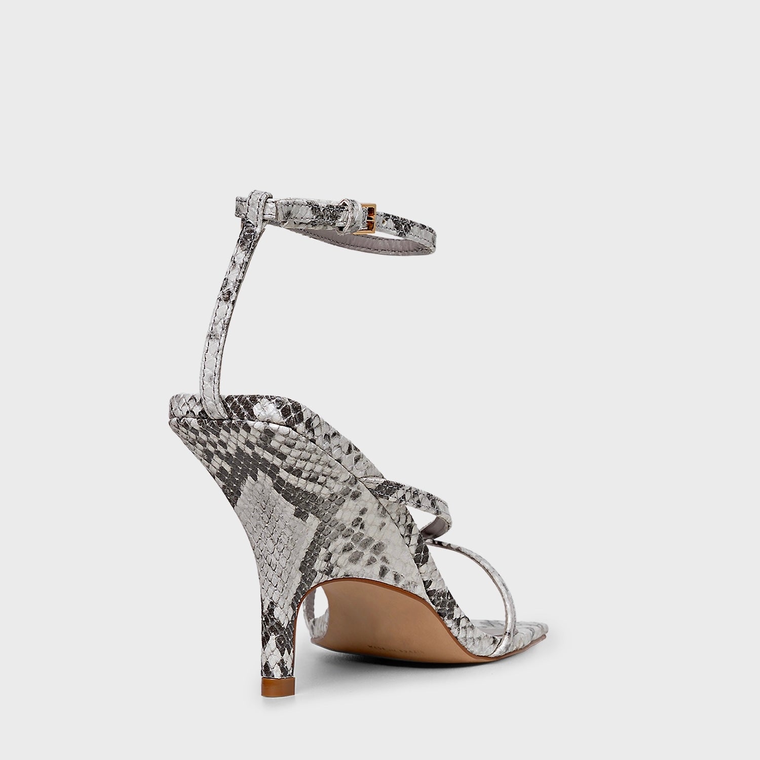Python Strap Sandal Heel (Leblon)