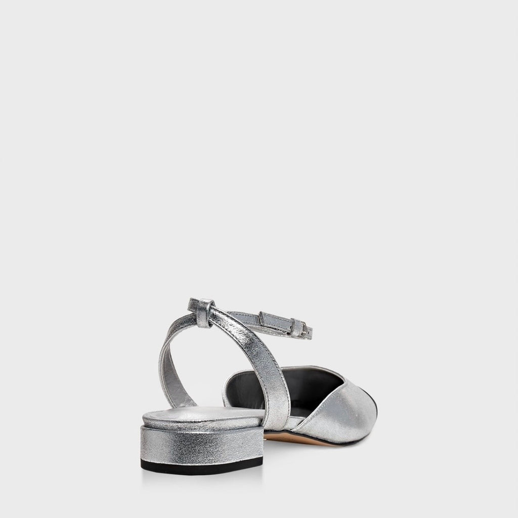 Bicolor Slingback Flat