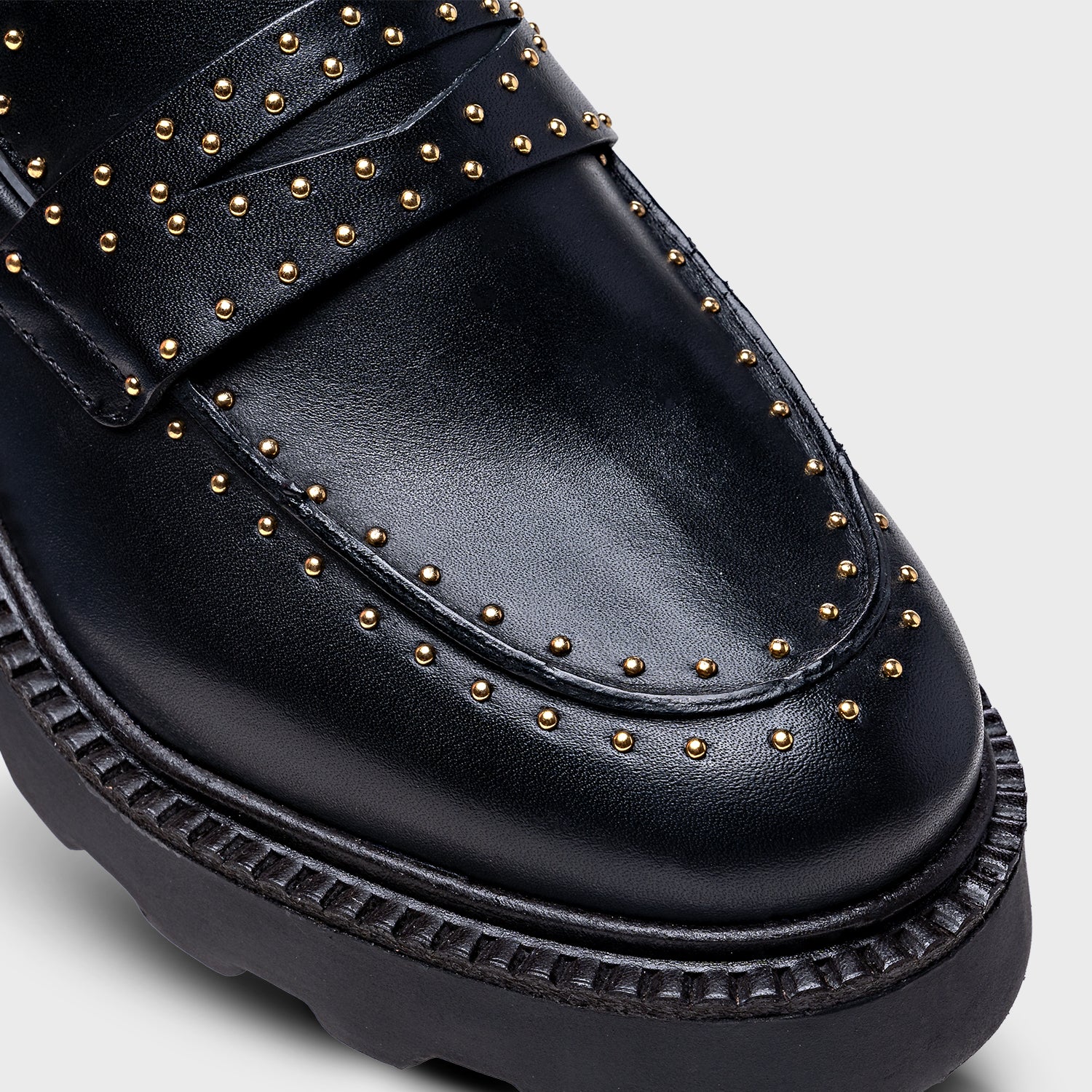 Mini Stud Lug Sole Loafer