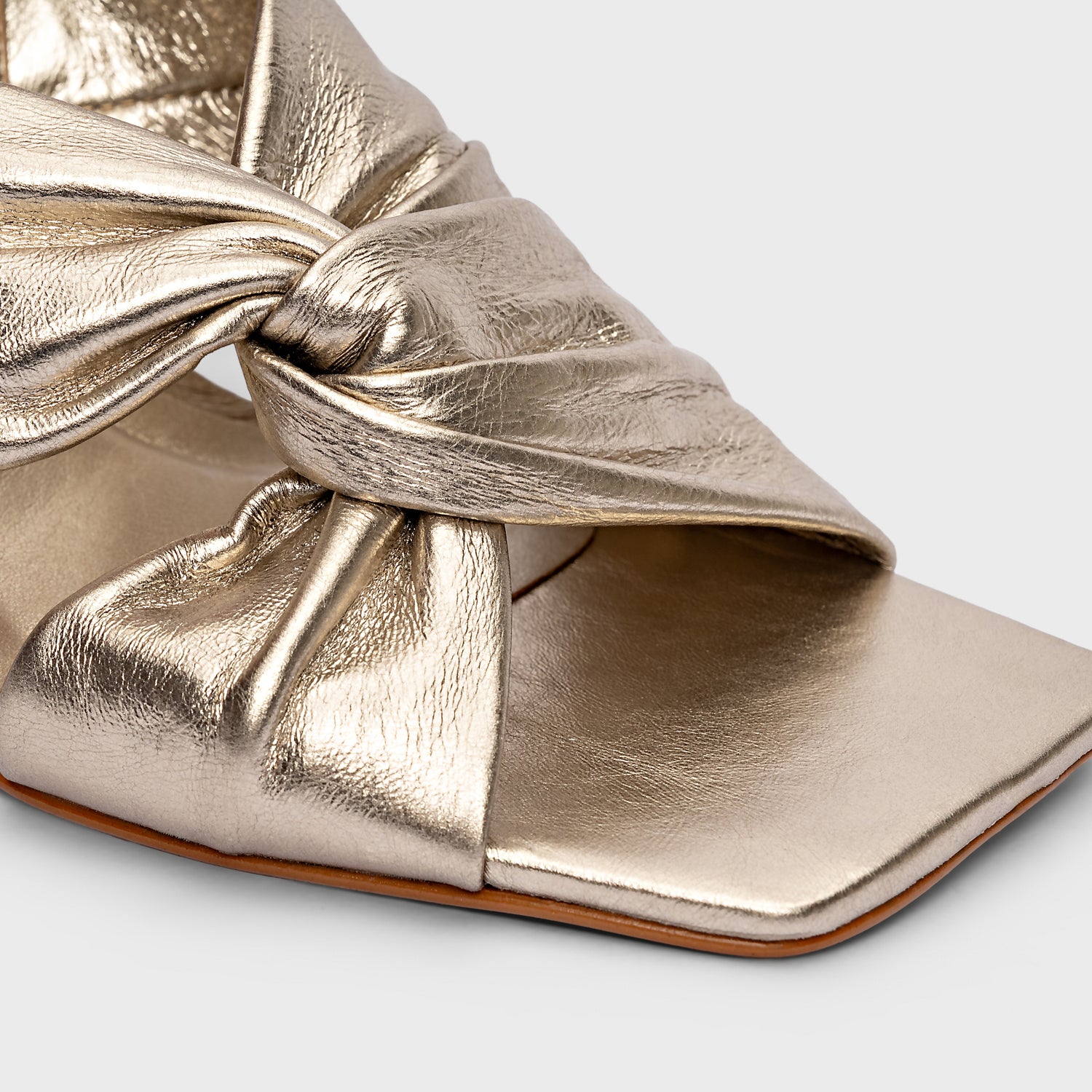 Twisted Knot Sandal Heel