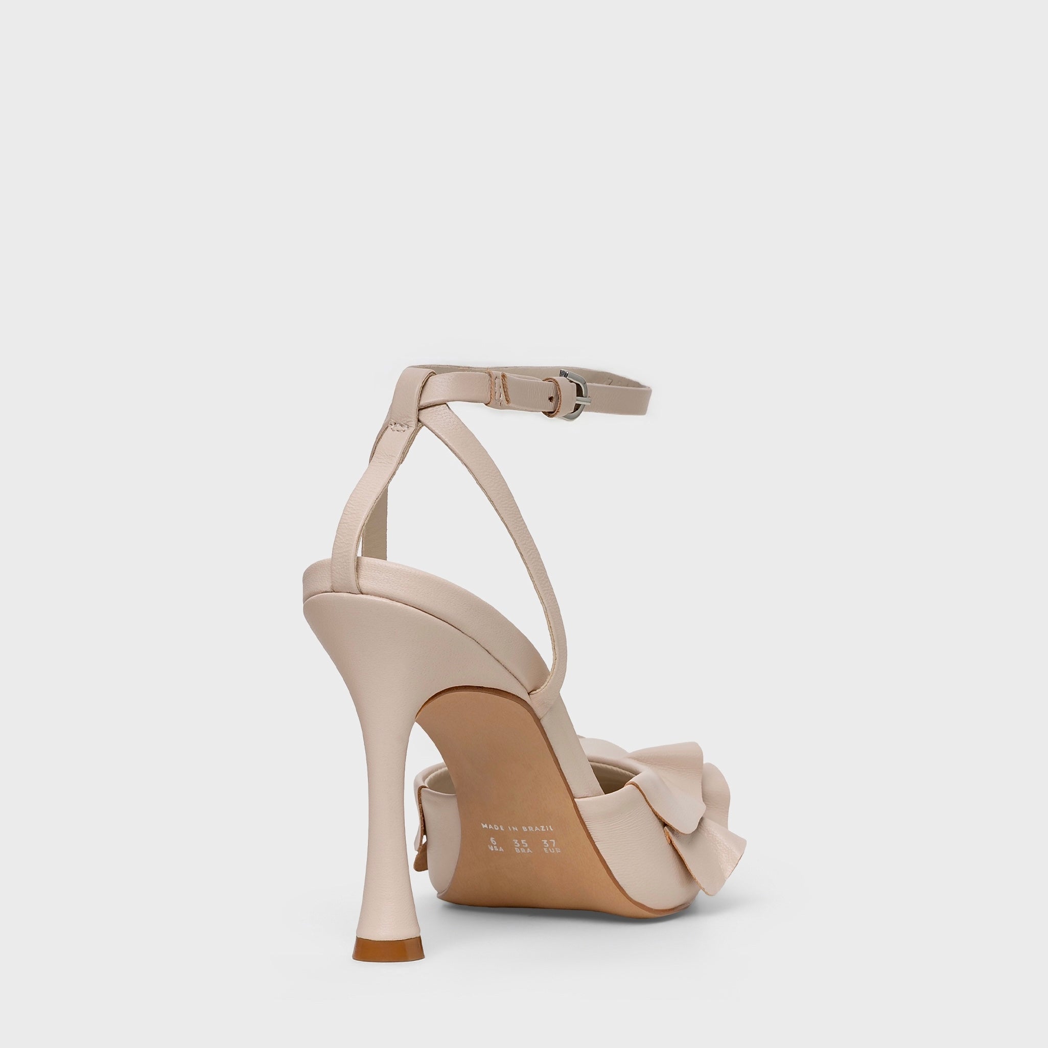 Ruffle Slingback Pump (Copacabana)