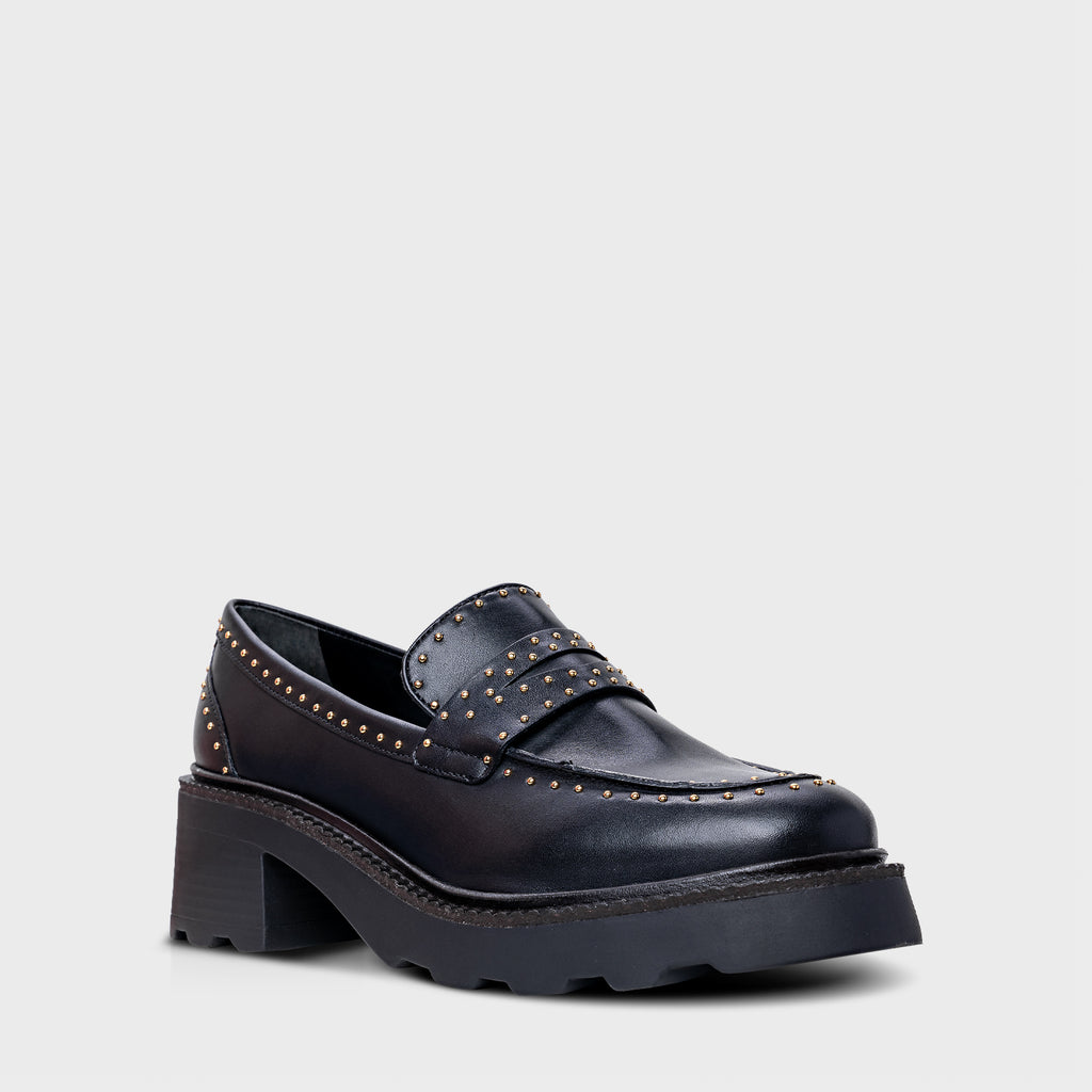 Mini Stud Lug Sole Loafer