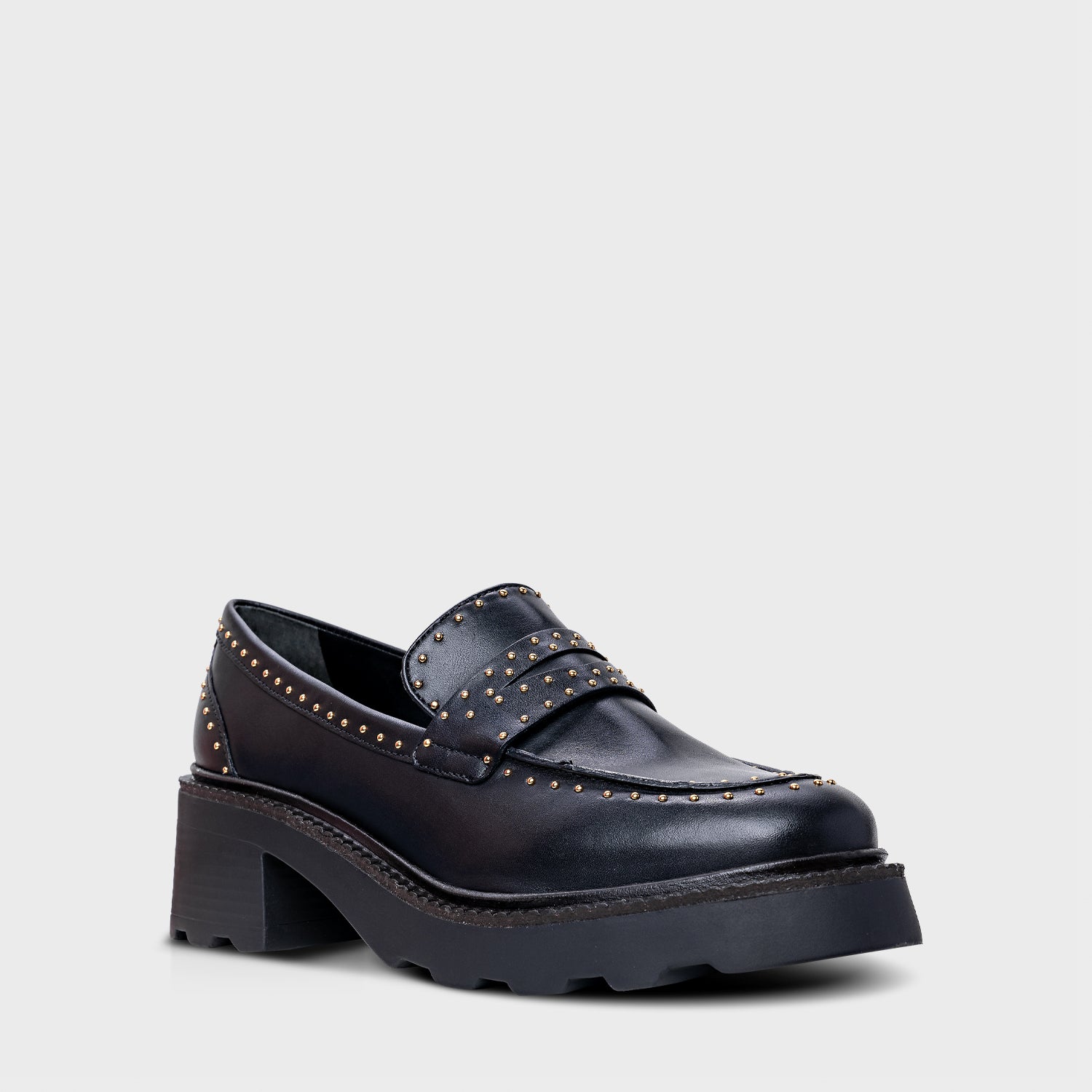 Mini Stud Lug Sole Loafer