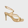 Symmetric Cross Sandal Heel