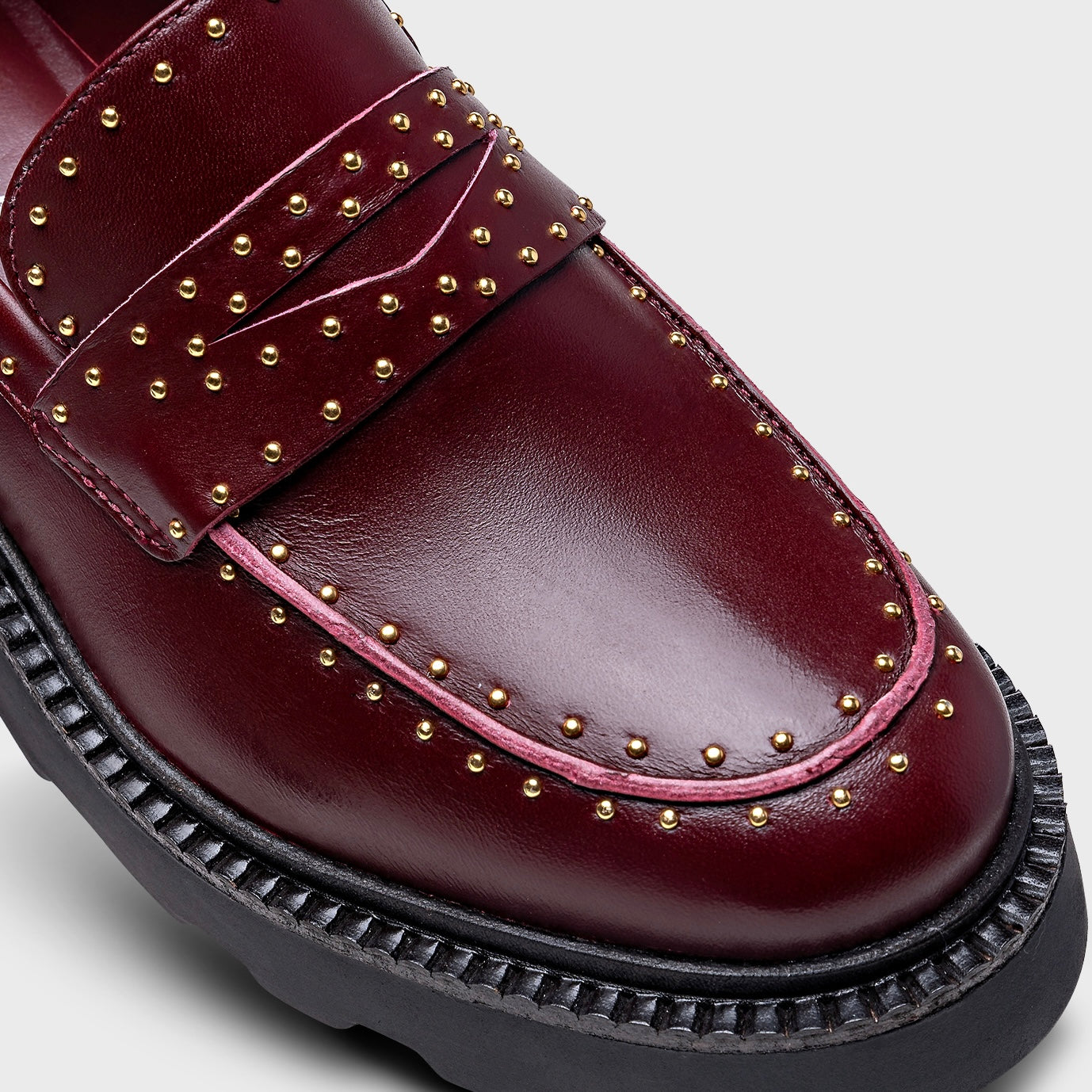 Mini Stud Lug Sole Loafer