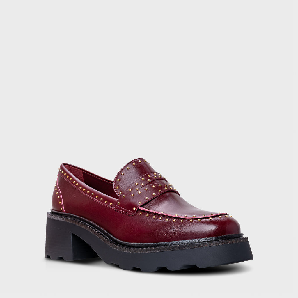 Mini Stud Lug Sole Loafer
