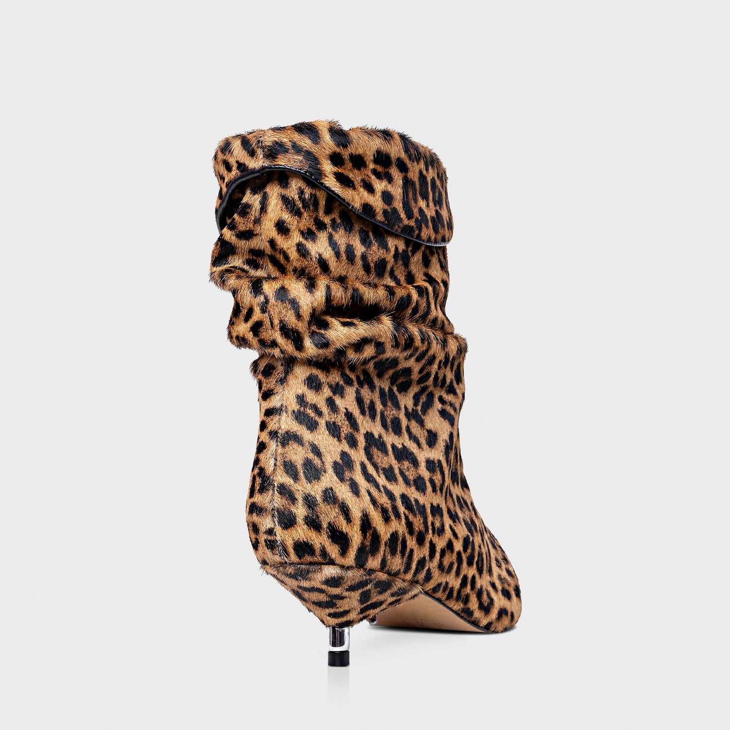 Slouchy Kitten Heel Ankle Boot