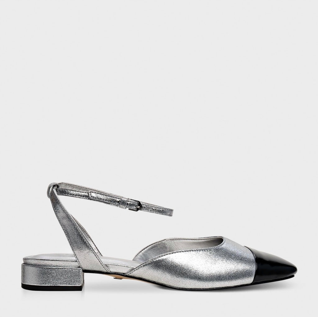 Bicolor Slingback Flat
