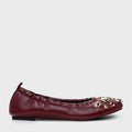 Embellished Elastic Ballet Flat
