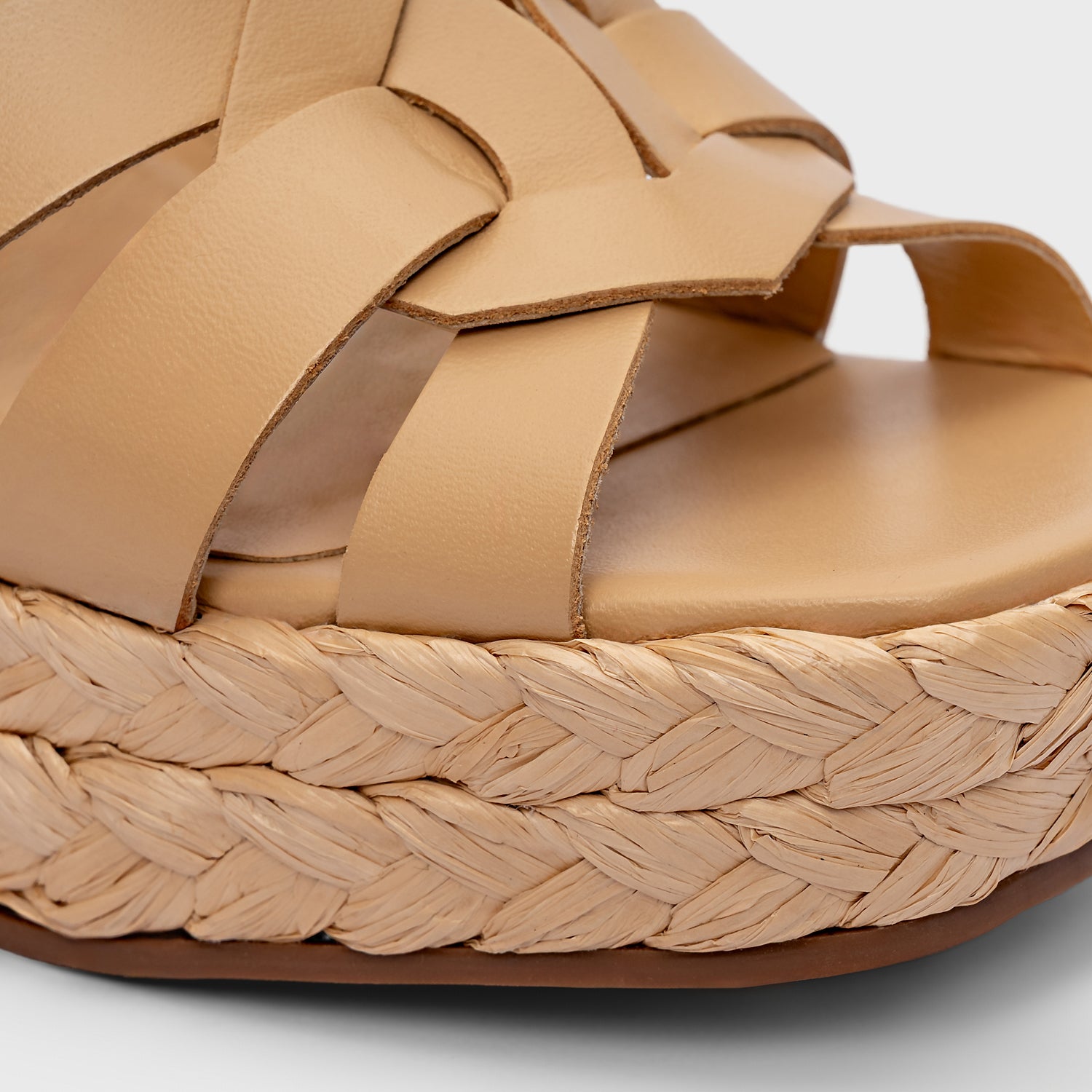 Raffia Platform Sandal (Rio)