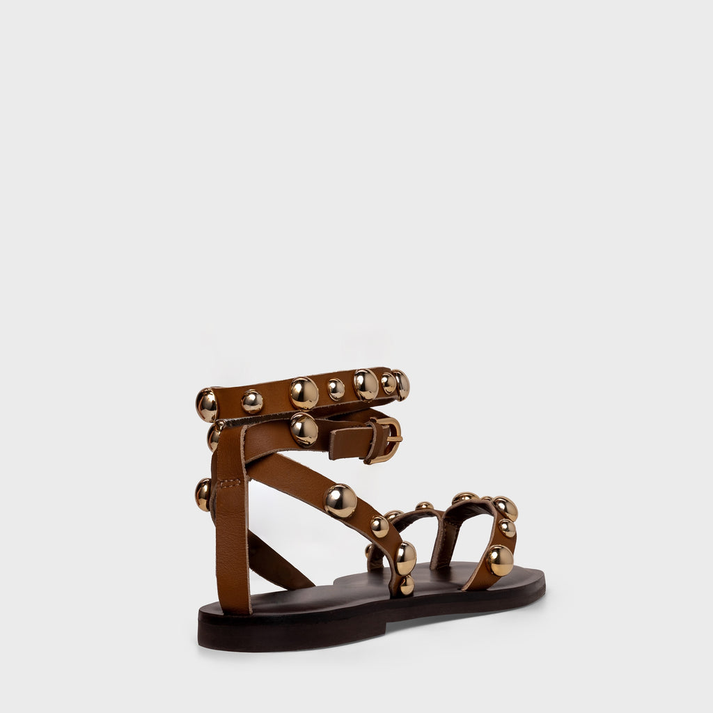 Ball Strap Flat Sandal