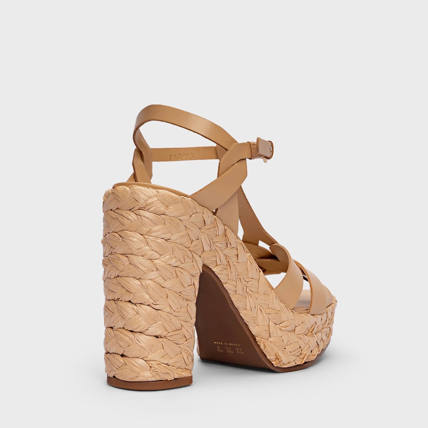 Raffia Platform Sandal (Rio)