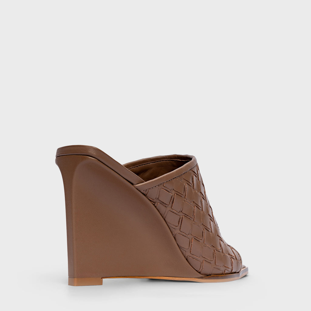 Woven Open-Mule Heel (Botafogo)