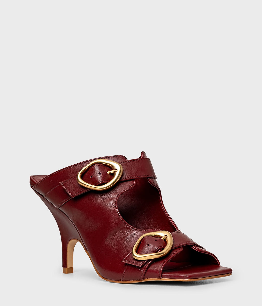 Double Buckle Open Mule (Ipanema)