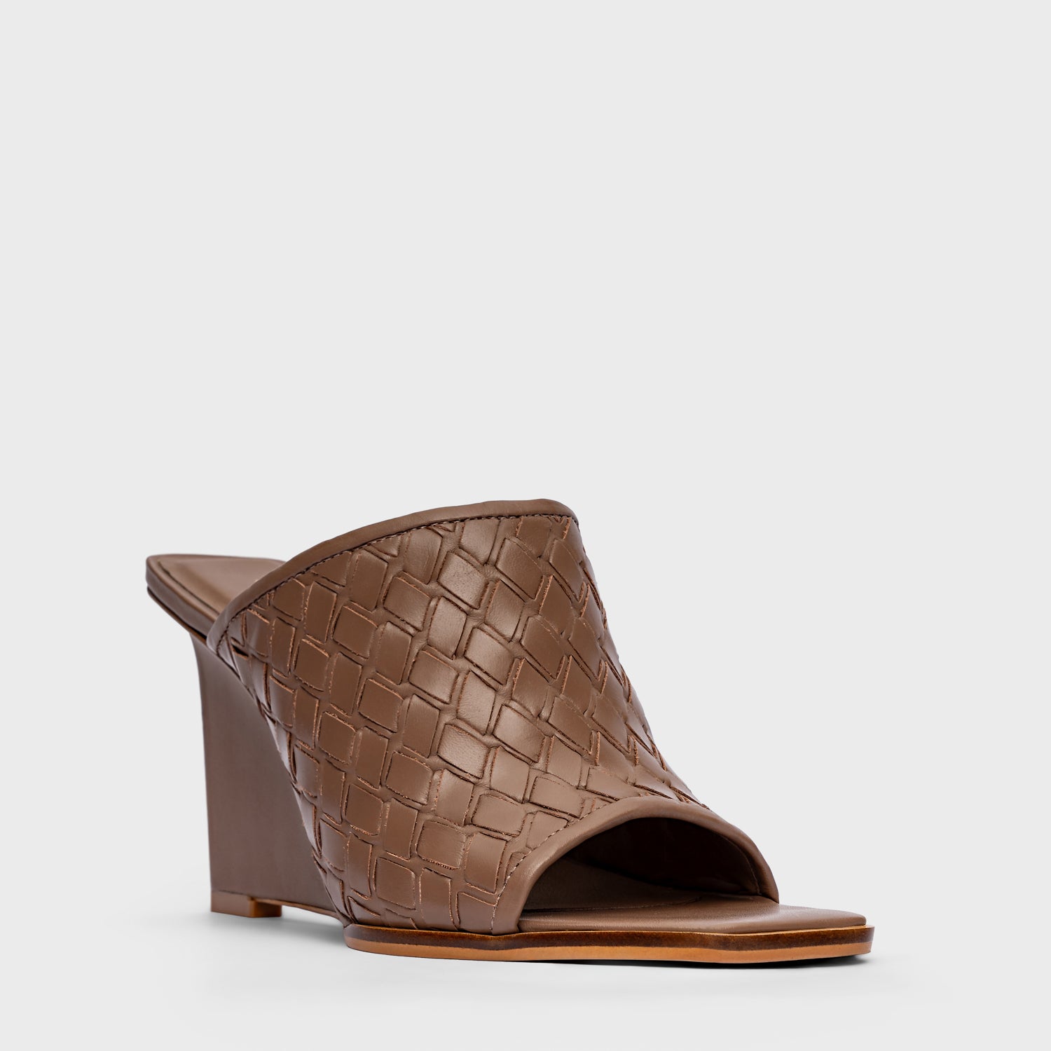 Woven Open-Mule Heel (Botafogo)